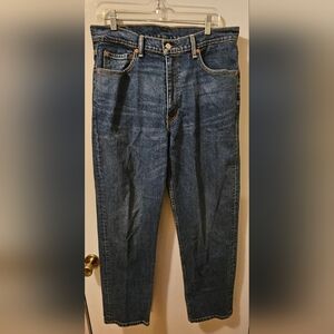 Levis 550 Jeans Blue Relaxed Fit Men's Size 35x32 Fits 34x32